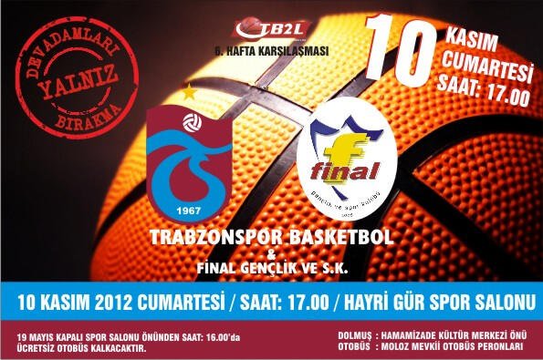 Basketbol takımımız Final Gençlik'i konuk edecek
